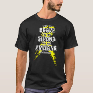 U bent dapper sterke verbazingwekkende spina bifid t-shirt