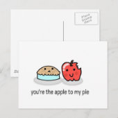 U bent de appel aan mijn pastei briefkaart (Voorkant / Achterkant)