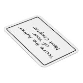 U bent de auteur van uw volgende hoofdstuk... Woor Magneet (Rechterzijde)