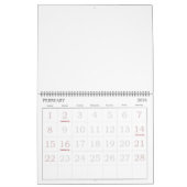 U bent de beste bij grote agenda (geel) kalender (Feb 2026)