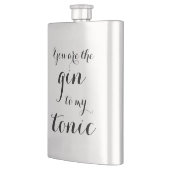 U BENT DE GIN VAN MIJN TONISCHE stalen drink-kolf Flacon (Links)