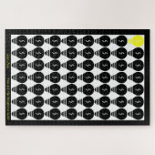 U bent de helderste  lamp: zwart 003 legpuzzel (Horizontaal)