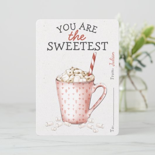 U bent de kleinste klaslokaal van de Valentijnsdag (Staand voorkant)