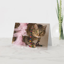 U bent de koningin kaart