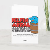 U bent de LIJKENETENDE GEEST van mijn dromen Feestdagen Kaart (Achterkant)