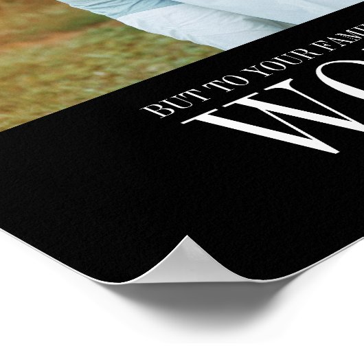 U bent de Moederdag foto van de Wereld Poster (Hoek)