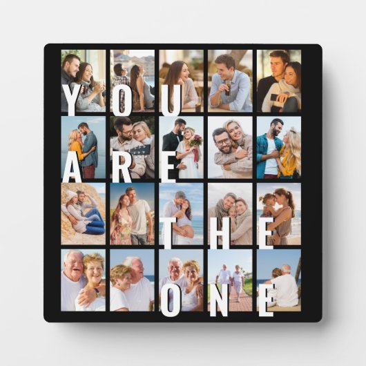 U bent de One 20 Afbeelding Collage Photo Fotoplaat (Voorkant)