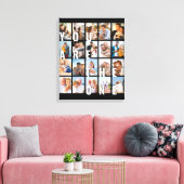 U bent de One Romantic 20 Photo Collage Canvas Afdruk (Insitu (Woonkamer))