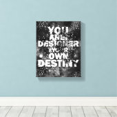 U bent de ontwerper van uw eigen bestemming canvas afdruk (Insitu (Houten vloer))