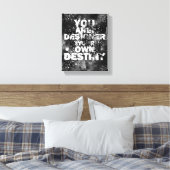 U bent de ontwerper van uw eigen bestemming canvas afdruk (Insitu (Slaapkamer))