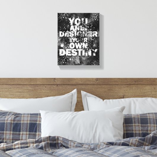 U bent de ontwerper van uw eigen bestemming canvas afdruk (Insitu (Slaapkamer))