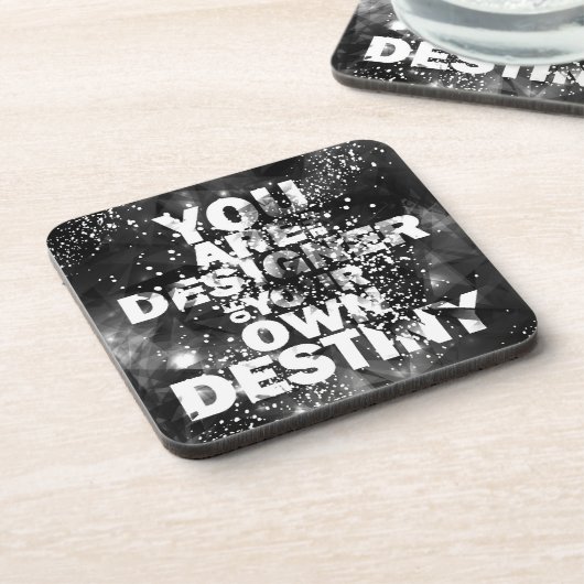 U bent de ontwerper van uw eigen bestemming drankjes onderzetter (Linkerzijde)