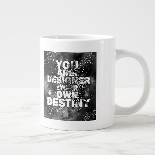 U bent de ontwerper van uw eigen bestemming grote koffiekop (Rechts)