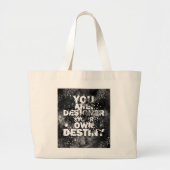 U bent de ontwerper van uw eigen bestemming grote tote bag (Voorkant)