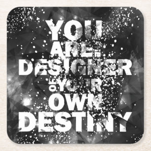 U bent de ontwerper van uw eigen bestemming kartonnen onderzetters