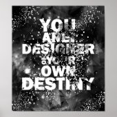 U bent de ontwerper van uw eigen bestemming poster (Voorkant)