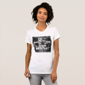U bent de ontwerper van uw eigen bestemming t-shirt (Voorkant volledig)