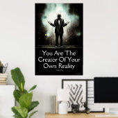 U bent de schepper van uw eigen echte kunst poster (Thuiskantoor)