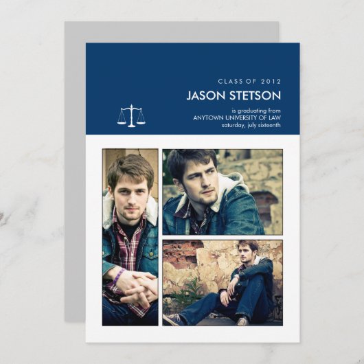 U bent de Uitnodiging van het Afstuderen van de We (Voorkant / Achterkant)