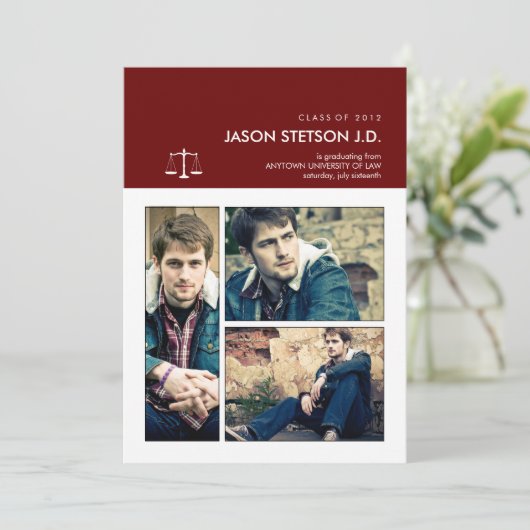 U bent de Uitnodiging van het Afstuderen van de We (Staand voorkant)