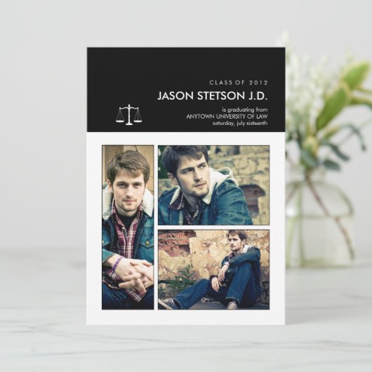 U bent de Uitnodiging van het Afstuderen van de We (Staand voorkant)