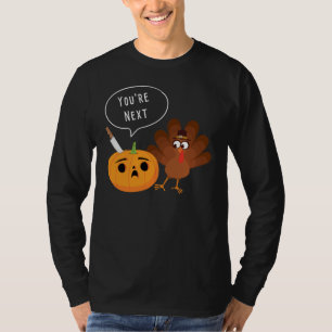 U bent de volgende Funny Pumpkin Thanksgiving Turk T-shirt