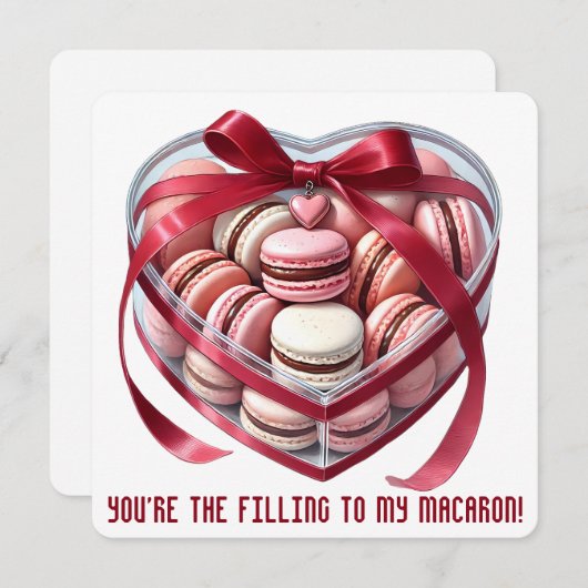 U bent de vulling - Valentijnsdag Kaart (Voorkant / Achterkant)