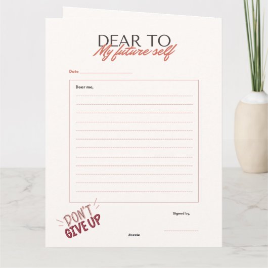 U bent de Worth It/Planner/Self-Care Kaart (Achterkant)