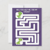 U bent Dino-Mite Dinosaur Classroom Valentijnse Notitiekaartje (Achterkant)