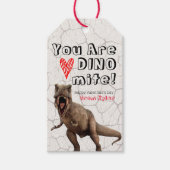 U bent DINOmite Classroom Valentijnse Gift Labels Cadeaulabel (Voorkant)