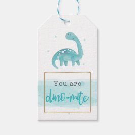 U bent Dinomite Waterverf Gift Label Cadeaulabel