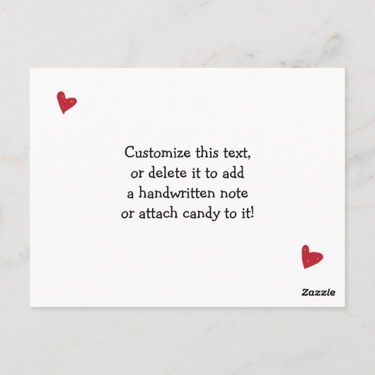 U bent Dinosaur Valentijn Briefkaart (Achterkant)