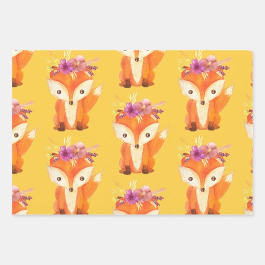 U bent dol op Fox-tapijten Inpakpapier Vel (Voorkant 2)