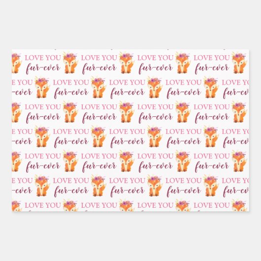 U bent dol op Fox-tapijten Inpakpapier Vel (Voorkant)