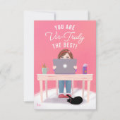 U bent echt de beste klaslokaalValentijn Kaart (Voorkant)