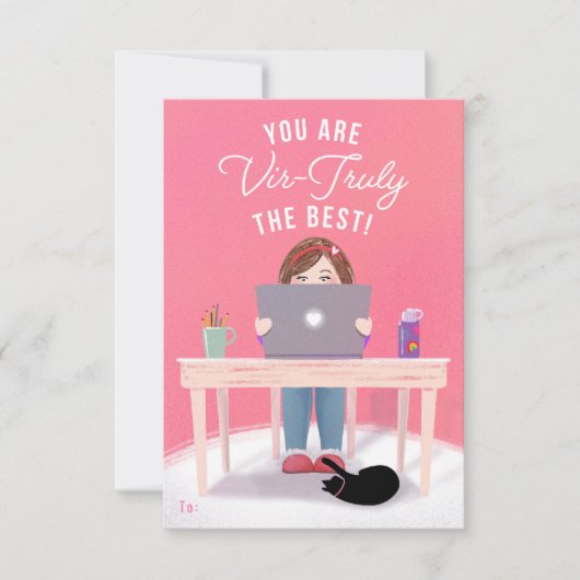 U bent echt de beste klaslokaalValentijn Kaart (Voorkant)