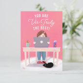 U bent echt de beste klaslokaalValentijn Kaart (Staand voorkant)