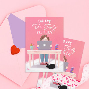 U bent echt de beste klaslokaalValentijn Kaart