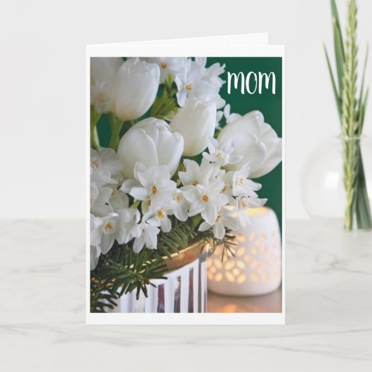 U BENT EEN "ANGEL" ***MOM*** IN CHRISTMAS FEESTDAGEN KAART (Voorkant)