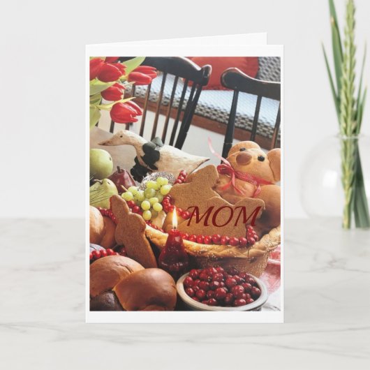 U BENT EEN "ANGEL" ***MOM*** IN CHRISTMAS FEESTDAGEN KAART (Voorkant)