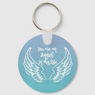 U bent een Angel Quote Sleutelhanger