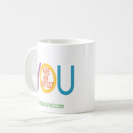 U bent een artistieke mok (Voorkant links)