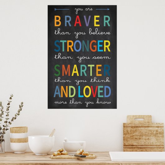 U bent een braver Classroom Poster (Keuken)