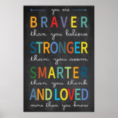 U bent een braver Classroom Poster (Voorkant)