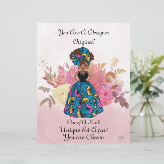 U bent een Briefpapier van de Ontwerper Origineel  (Staand voorkant)