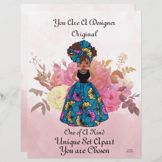 U bent een Briefpapier van de Ontwerper Origineel  (Voorkant / Achterkant)