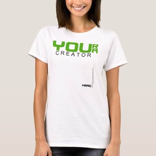 U BENT EEN CREATOR Dames Premium T-shirt (Voorkant)