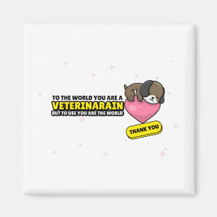 U bent een dierenarts maar voor ons bent u de were magneet