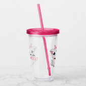 U bent een doorslachting acryl drinkbeker (Links)