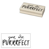 U bent een doorslachting rubberstempel (Gestempeld)